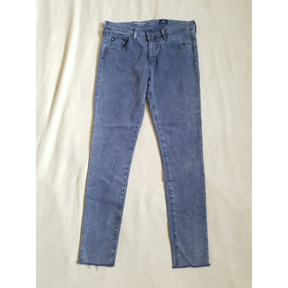 AG ADRIANO GOLDSCHMEID LEGGING ANKLE SUPER SKINNY DENIM BLUE JEANS Women 28 x 27